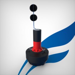 FLC1200 Isolated danger marine buoy