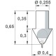 Cylindrical marker buoy - foamed