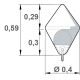 Conic marker buoy - foamed