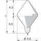 Conic marker buoy - foamed